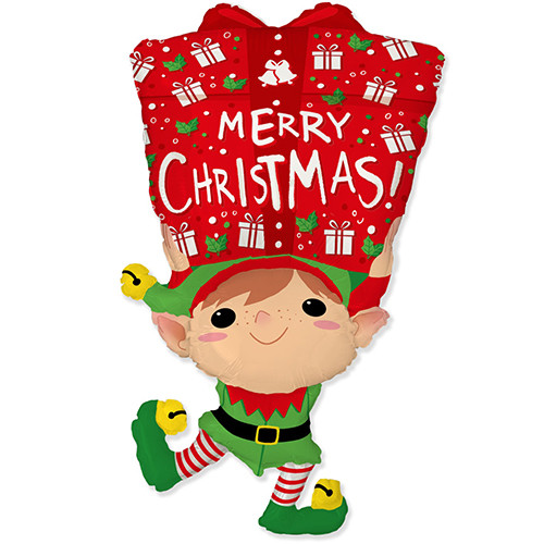 large elf foil balloon large elf foil balloon