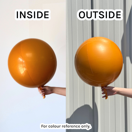 16" Orbz Vibrant Orange Foil Balloon (1)