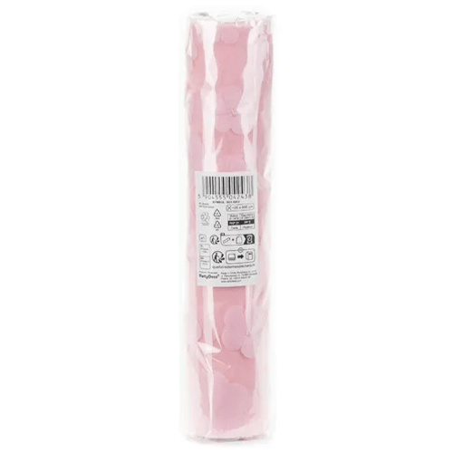 The packaged roll of a Light Pink Flower Tulle Table Runner!