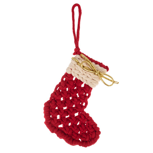 A stocking Macramé kit.