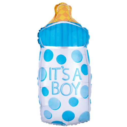 Anagram 23 inch It's a Boy Baby Bottle Foil Balloon Anagram 23 inch It's a Boy Baby Bottle Foil Balloon