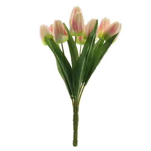 36cm Light Pink Tulip Bunch