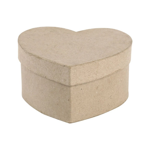 A brown kraft heart shaped box A brown kraft heart shaped box