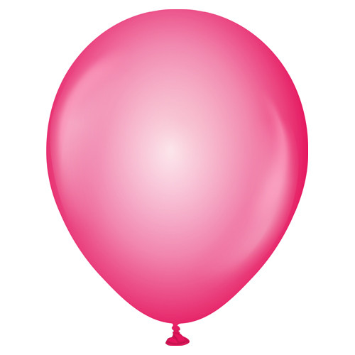 A 12 inch crystal fuchsia latex balloon, manufactured by Kalisan. A 12 inch crystal fuchsia latex balloon, manufactured by Kalisan.