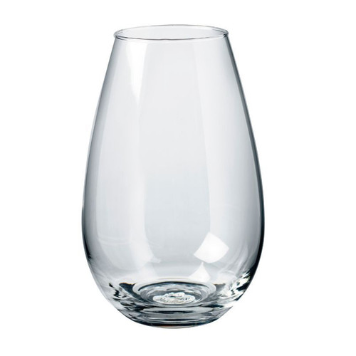 A 24cm clear glass Isla vase. A 24cm clear glass Isla vase.