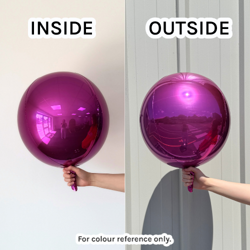 Pack of 3 16" Orbz Bright Pink Foil Balloons (3) - UNPACKAGED