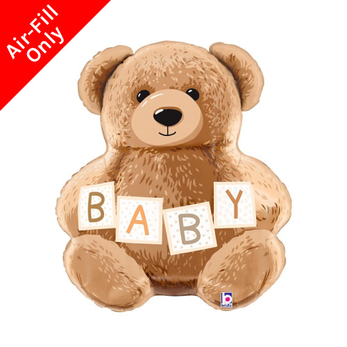 Betallic Unpackaged 14 inch Baby Teddy Bear Foil Balloon Betallic Unpackaged 14 inch Baby Teddy Bear Foil Balloon