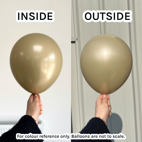 24" Aura Antique Gold Kalisan Latex Balloons (2)