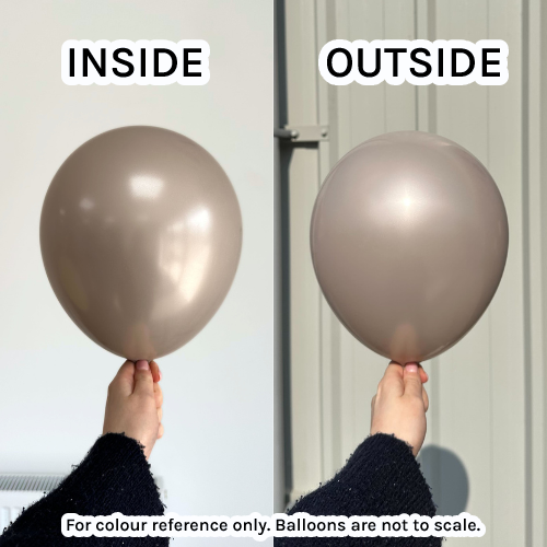 18" Aura Beige Cream Kalisan Latex Balloons (25)