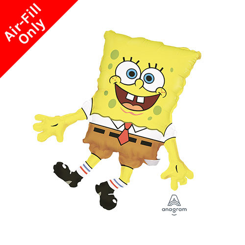 An unpackaged Spongebob Squarepants foil balloon. An unpackaged Spongebob Squarepants foil balloon.
