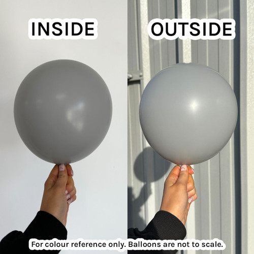 260 Fashion Grey Sempertex Nozzle Up Entertainer Balloons (50)