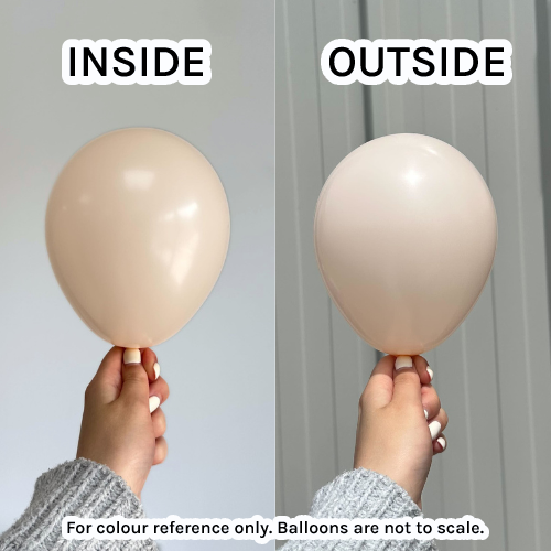 24" Peach Macaron Anagram Latex Balloons (4)