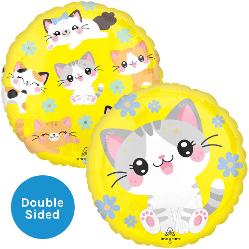 An 18 inch Kawaii Kitty Foil Balloon, manufactured by Anagram. An 18 inch Kawaii Kitty Foil Balloon, manufactured by Anagram.