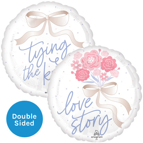 An 18 inch Love Story Bouquet Foil Balloon, manufactured by Anagram. An 18 inch Love Story Bouquet Foil Balloon, manufactured by Anagram.