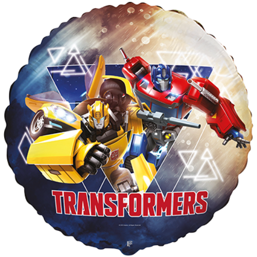 An 18 inch Transformers Friends Foil Balloon.