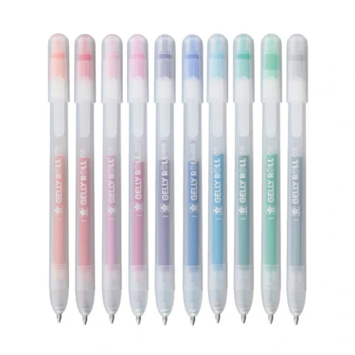 Stardust Retractable Glitter Gelly Roll Pens - 0.45mm (10pcs)