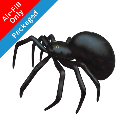 An Inflatable Black Spider, measuring approx. 91cm.