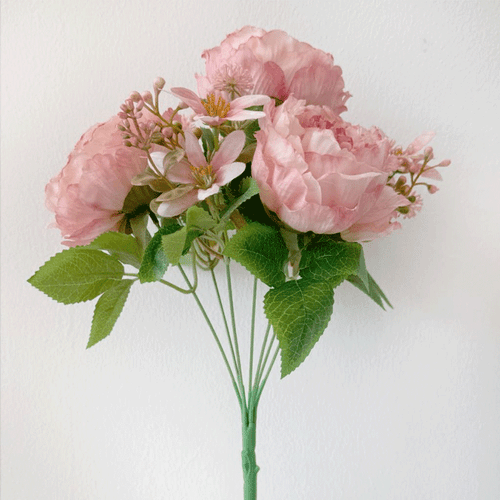 A Dusky Pink Peony Mix Bouquet, measuring approx. 37cm A Dusky Pink Peony Mix Bouquet, measuring approx. 37cm
