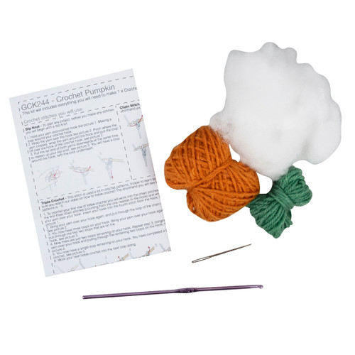 A Orange Pumpkin Crochet Kit, manufactured by Trimits.