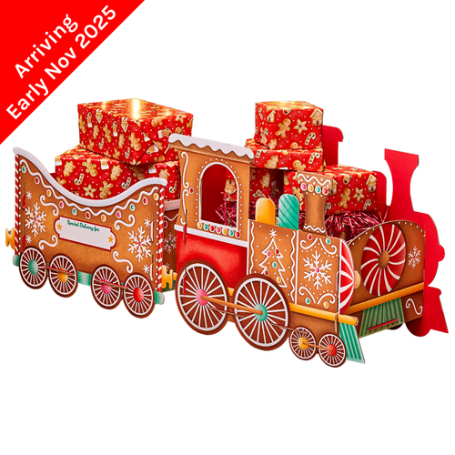 A Gingerbread Christmas Train Gift Box - arriving early November 2025! A Gingerbread Christmas Train Gift Box - arriving early November 2025!