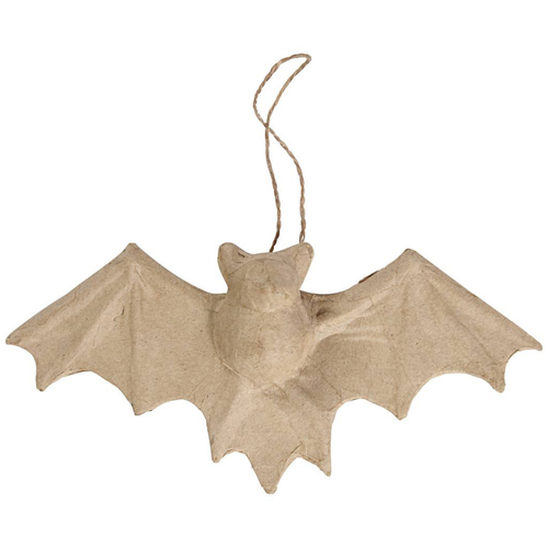 A Halloween Bat Kraft Decoration.