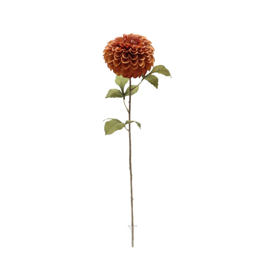 A 74cm Burnt Orange Dahlia Stem. A 74cm Burnt Orange Dahlia Stem.