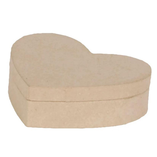 A Heart Shape Kraft Box, manufactured by Decopatch. A Heart Shape Kraft Box, manufactured by Decopatch.