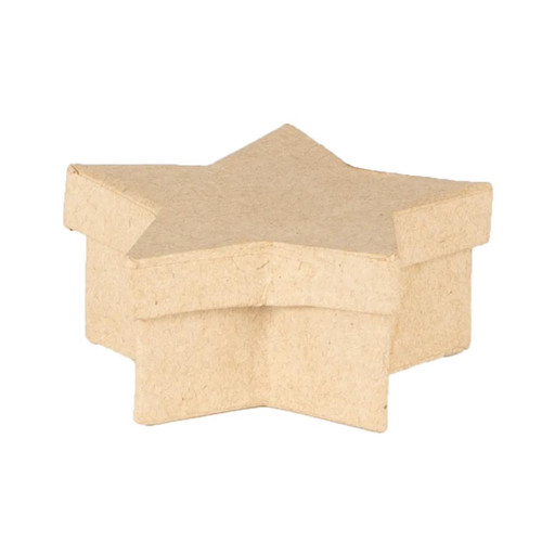 A Mini Star Kraft Box, manufactured by Decopatch. A Mini Star Kraft Box, manufactured by Decopatch.