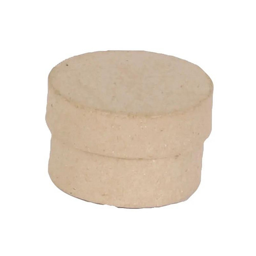 A Mini Round Kraft Box, manufactured by Decopatch. A Mini Round Kraft Box, manufactured by Decopatch.