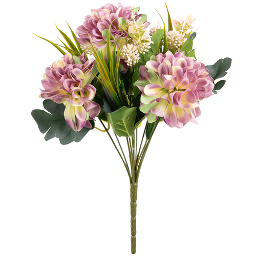A Lavender Dahlia Bunch, measuring approx. 37cm. A Lavender Dahlia Bunch, measuring approx. 37cm.