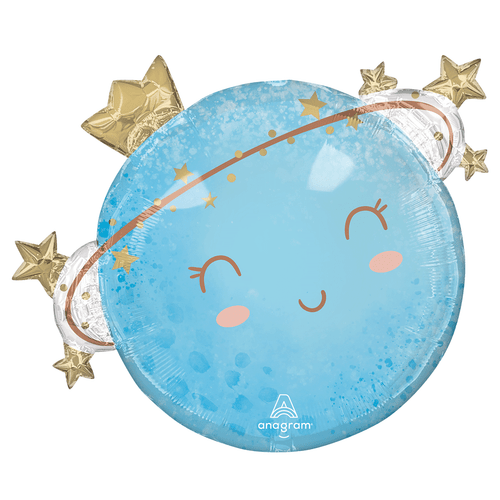 A 29 inch Little Moon Boy Supershape Foil Balloon, manufactured by Anagram. A 29 inch Little Moon Boy Supershape Foil Balloon, manufactured by Anagram.