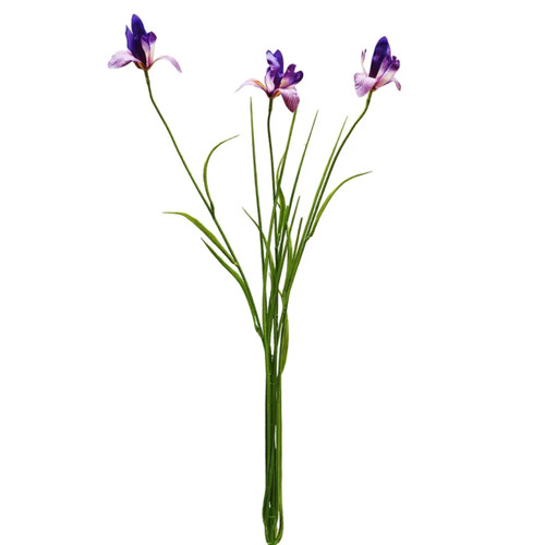 A 71cm Purple Botanica Iris Stem. A 71cm Purple Botanica Iris Stem.