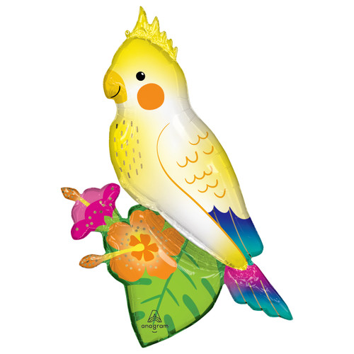 A 36 inch Tropical Parrot SuperShape Foil Balloon, manufactured by Anagram Europe. A 36 inch Tropical Parrot SuperShape Foil Balloon, manufactured by Anagram Europe.