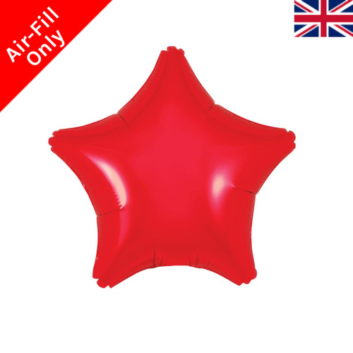 An Unpackaged 9 inch Red Star Foil Balloon, manufactured by Oaktree UK. An Unpackaged 9 inch Red Star Foil Balloon, manufactured by Oaktree UK.