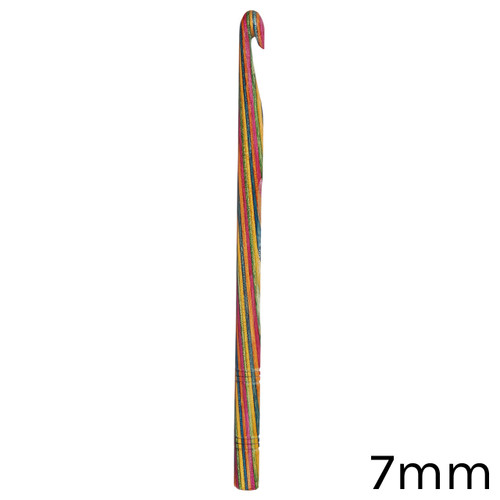 A 15cm KnitPro Crochet Hook, with a width of approx. 7mm.