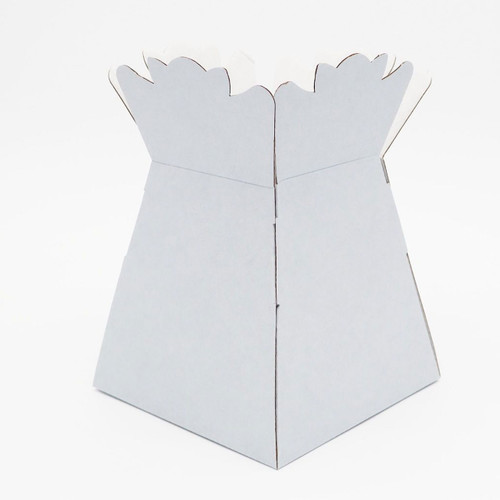 A Pack of 30 Matt White Porto Vases, manufactured by Oasis Floral. A Pack of 30 Matt White Porto Vases, manufactured by Oasis Floral.
