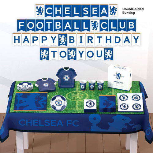 A Chelsea FC Party Decorations Set.