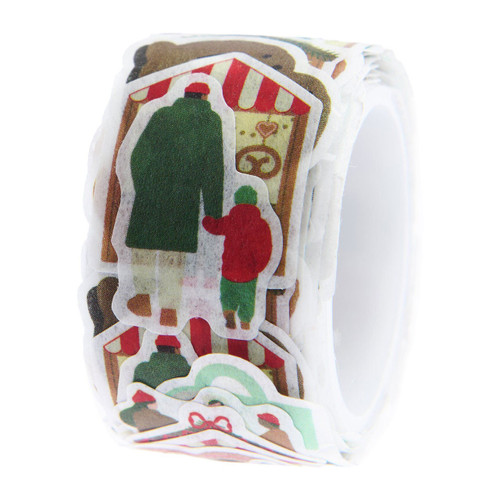 Christmas Market Washi Stickers  - 2cm (200)