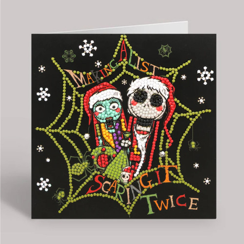A Nightmare Before Christmas Crystal Art Card Kit.