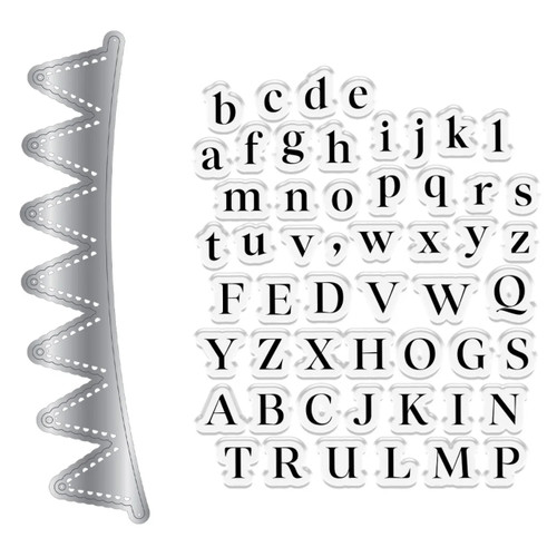 A 54 Piece Gilded Age Party Bunting Stamp & Die Set, manufactured by Crafter’s Companion.