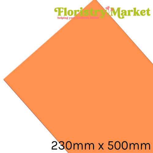 A Sheet of Coral Hot Flex Clothing Vinyl, measuring approx. 203mm x 500mm A Sheet of Coral Hot Flex Clothing Vinyl, measuring approx. 203mm x 500mm