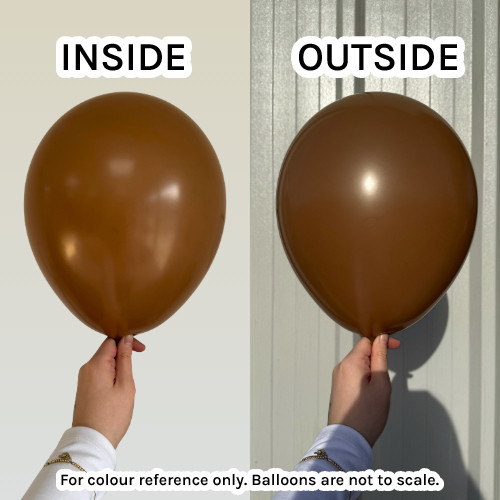 18" Fashion Mocha Sempertex Latex Balloons (25)