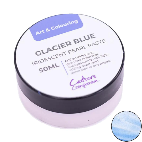 A 50ml pot of Glacier Blue Iridescent Pearl Paste. A 50ml pot of Glacier Blue Iridescent Pearl Paste.