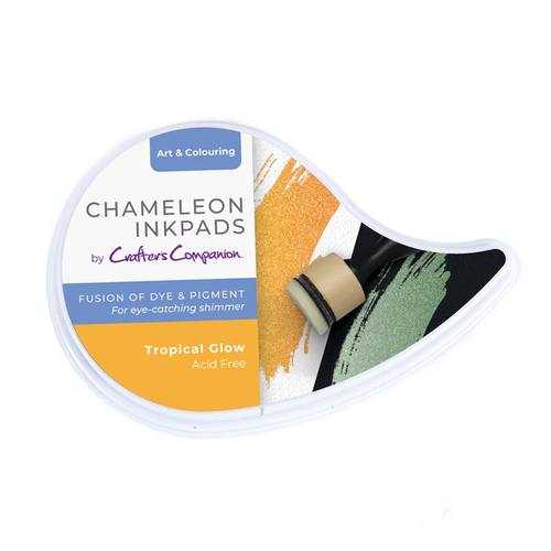 A Tropical Glow Chameleon Ink Pad. A Tropical Glow Chameleon Ink Pad.