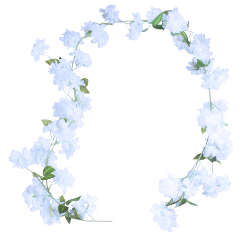 A 1.8m Blue Azalea Garland.