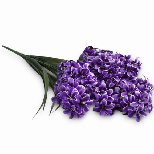 A 65cm Violet Hyacinth Spray.
