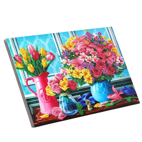 A Beautiful Blooms Crystal Art Kit.