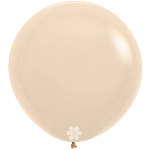A bag of 2 36" Pastel Matte Nude Latex Balloons, manufactured by Sempertex Europe.