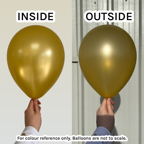 11" Metallic Gold Kalisan Latex Balloons (50)