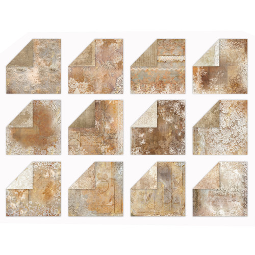 An Antique Lace Paper Pad, manufactured by Crafter’s Companion.